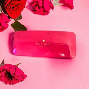 Kate spade New York women’s sunglasses case pink and orange eyeglasses hardcase